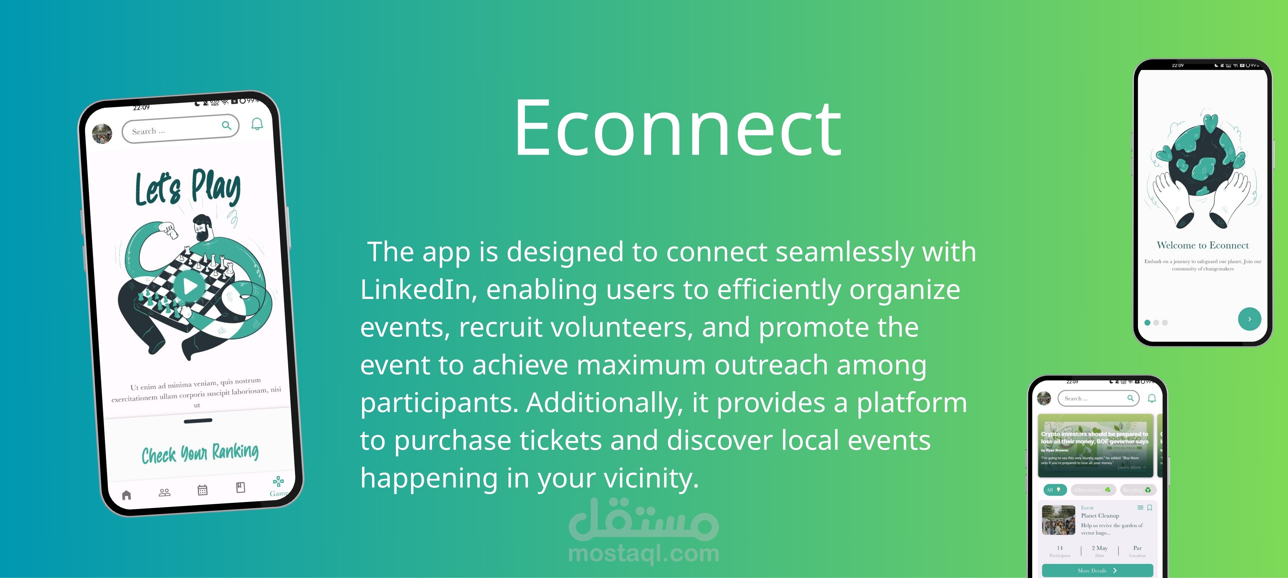 تطبيق Econnect – Flutter & Firebase