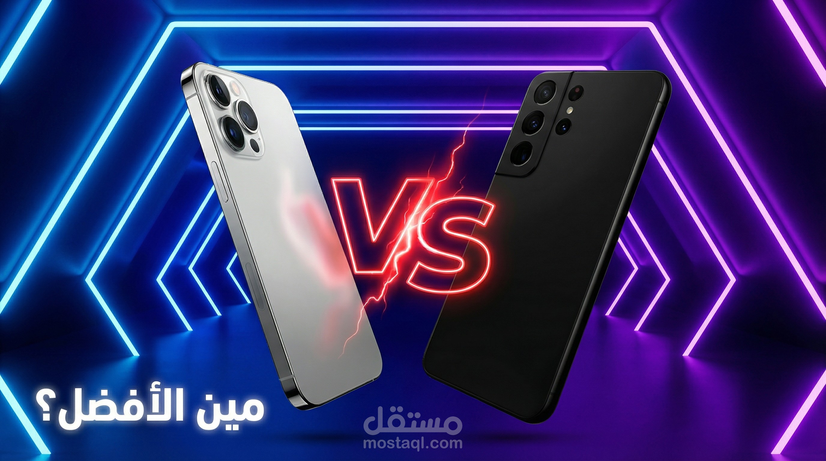 تصميم صورة مصغرة (Thumbnail) احترافية لمراجعات الأجهزة الذكية