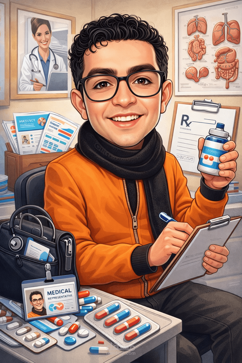 كتابة وشرح الأدوية في عروض تقديمية طبية موجهة للأطباء ومندوبي الدعايةية الطبية