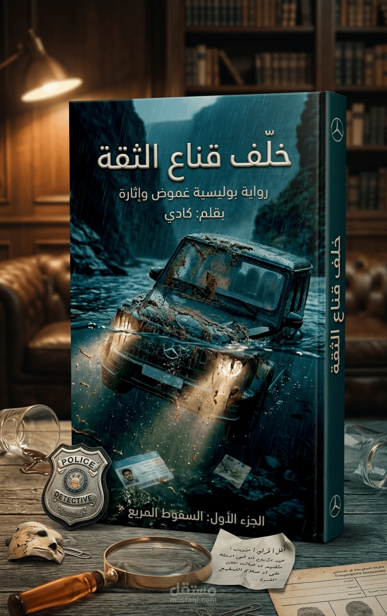 رواية "خلف قناع الثقة" - أدب بوليسي وغموض جنائي