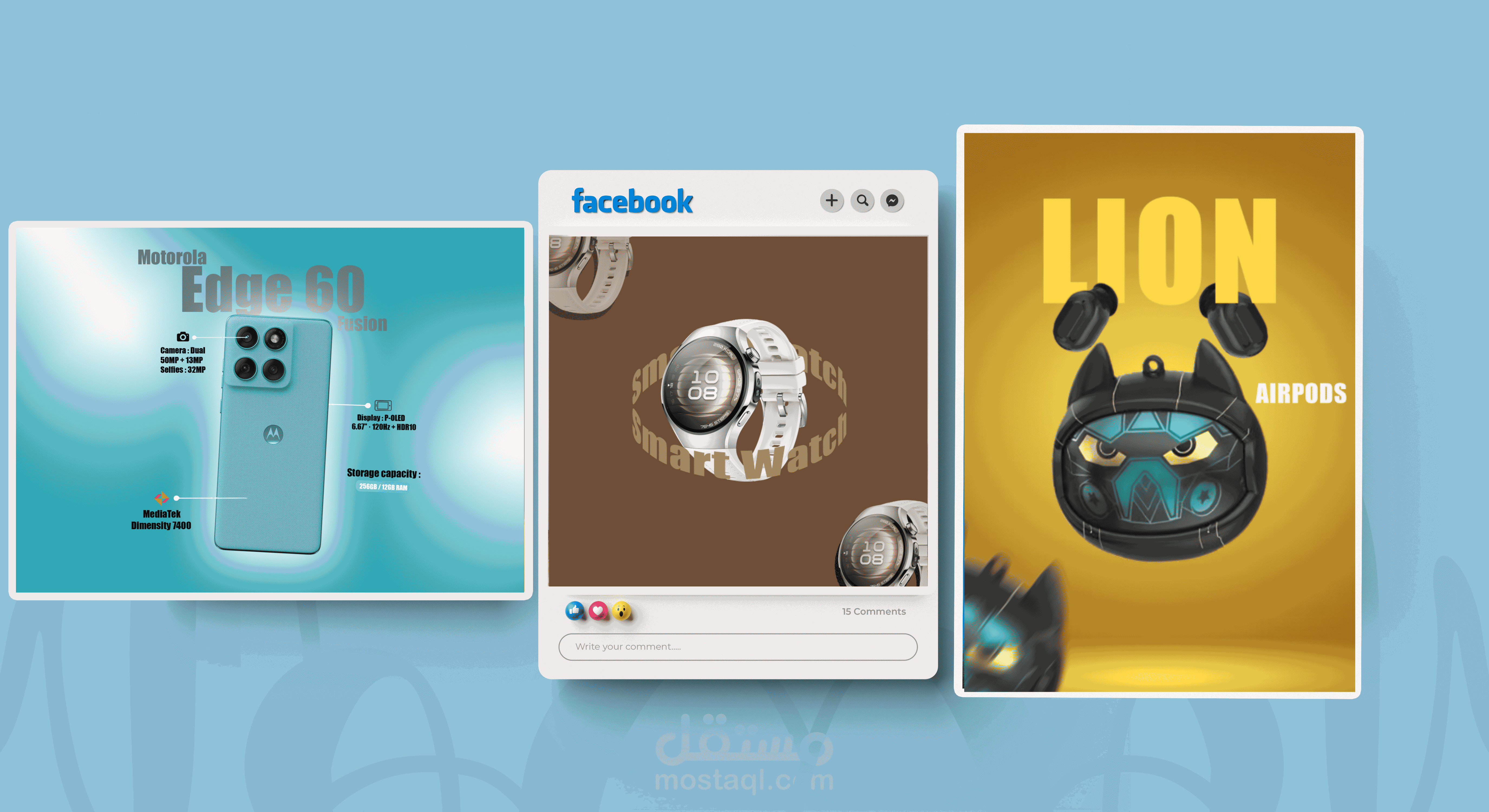 تصميم بوست عرض ترويجي احترافي للسوشيال ميديا باستخدام Photoshop