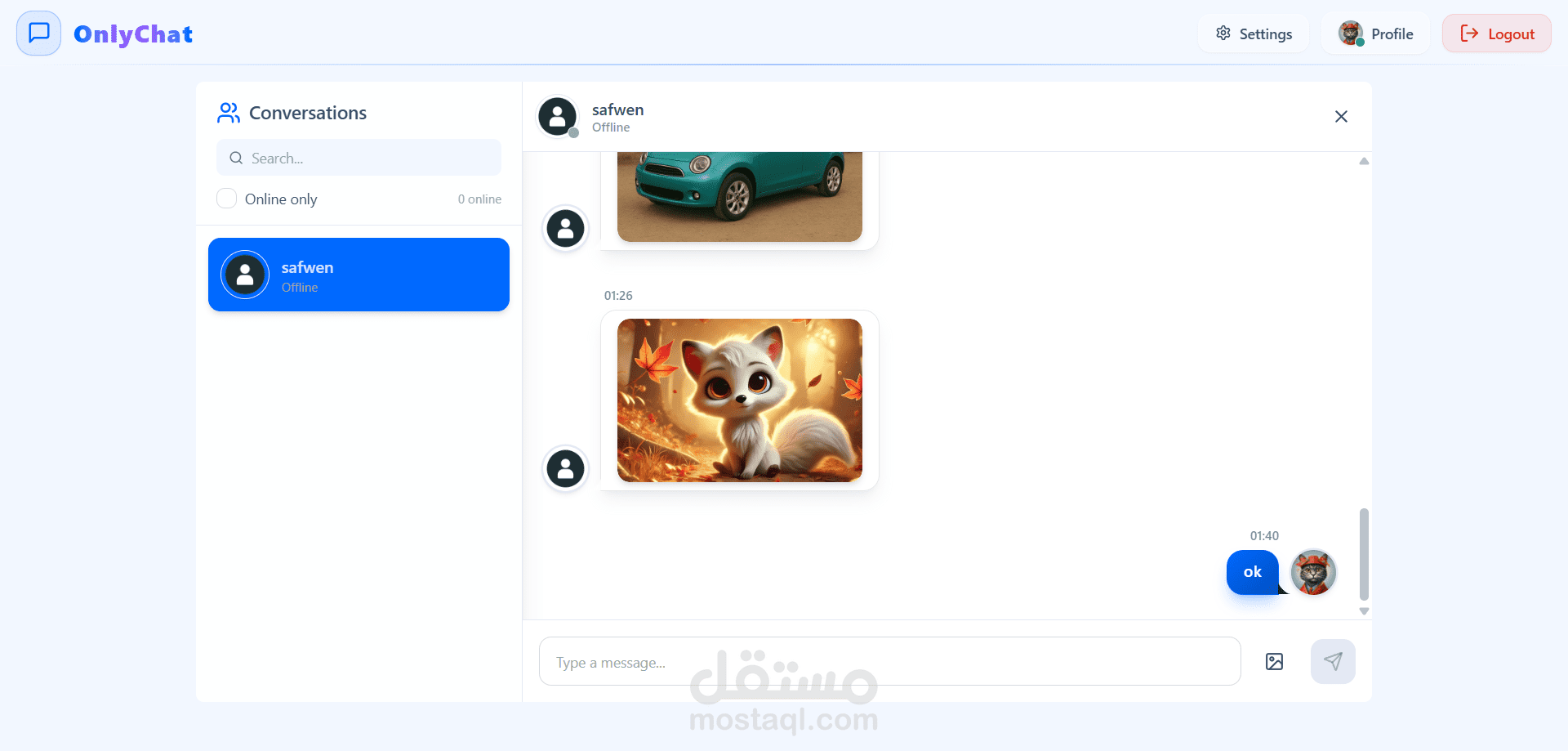 تطبيق محادثة فوري