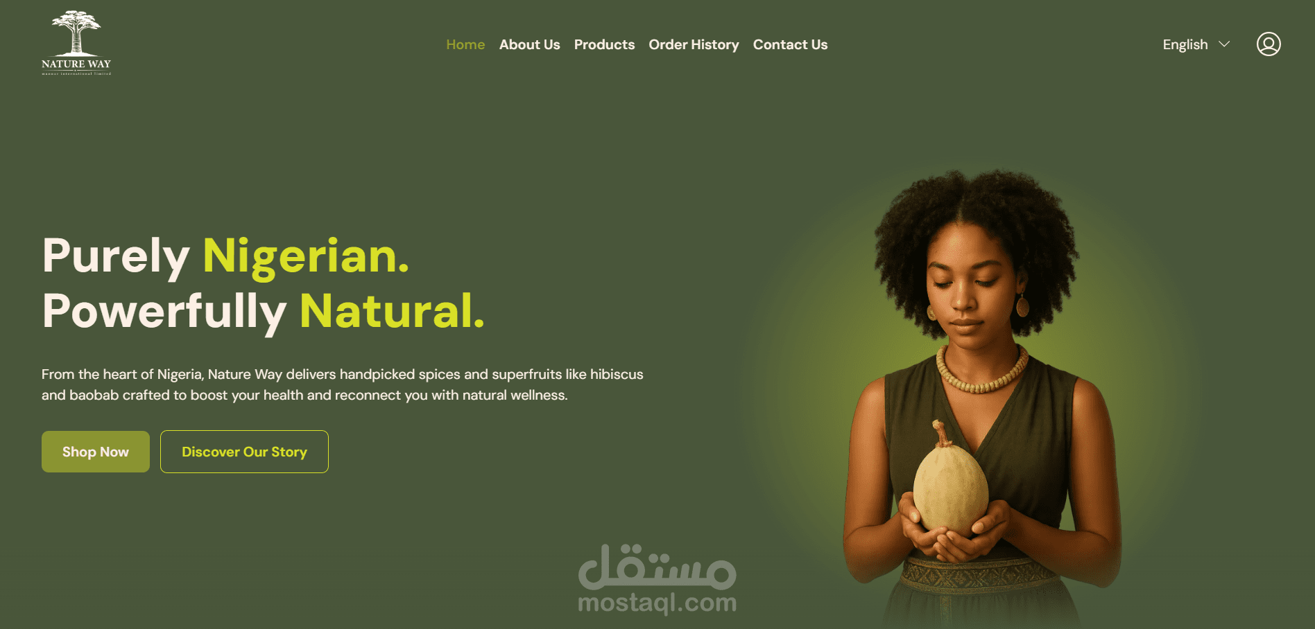 Natureway ecommerce website