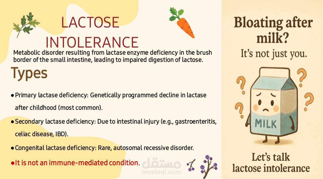 دراسة بحثية عن تكنولوجيا التخمير الدقيق وحساسية اللاكتوز.