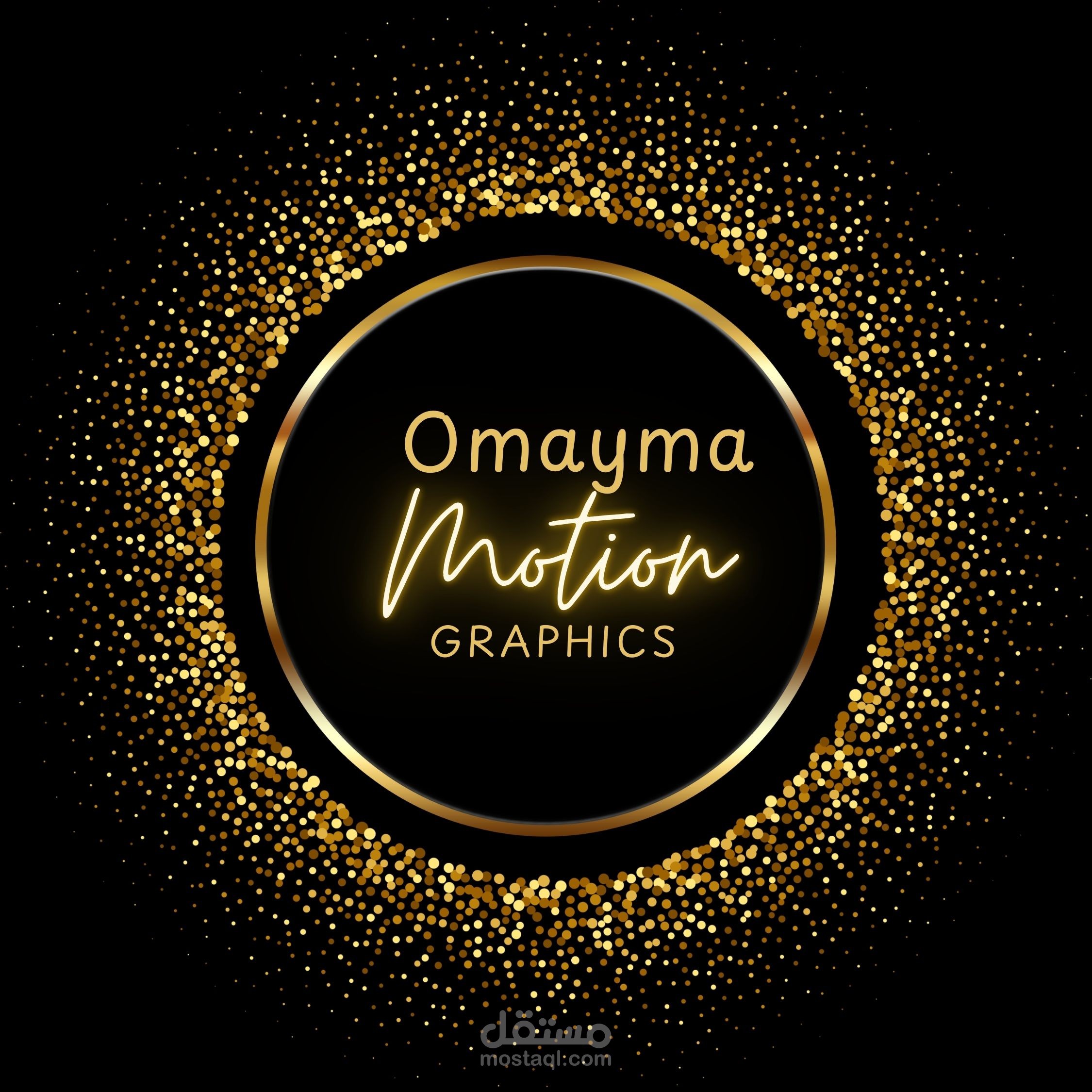 Omayma Motion Graphics Logo Design