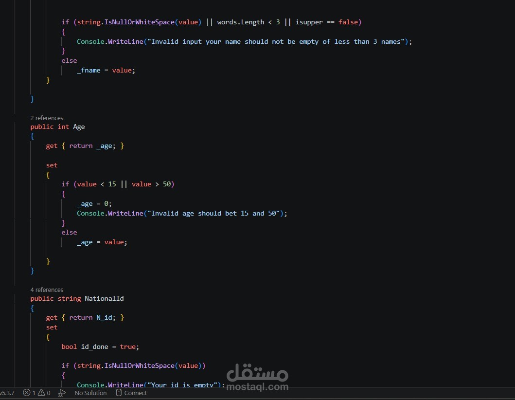 Student Management System in C# (OOP Concepts)