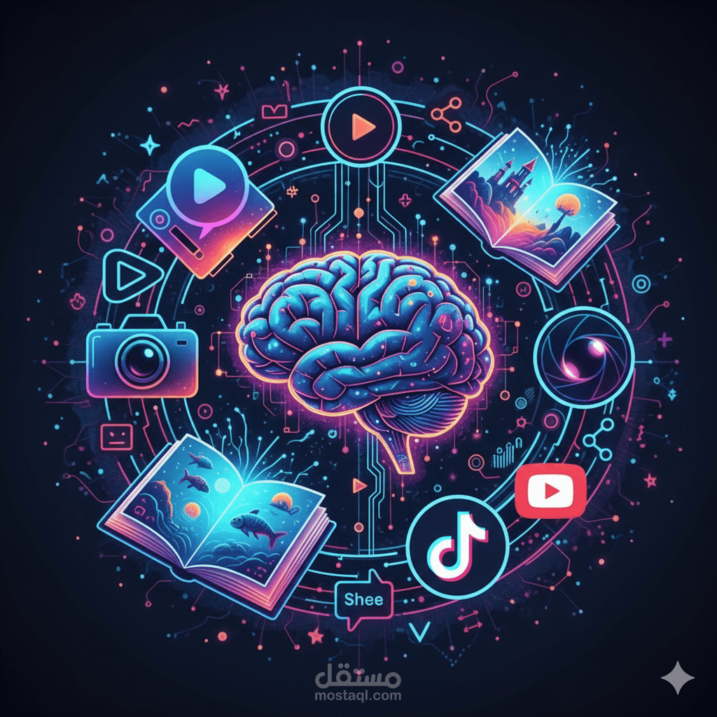 صانع محتوى فيديو تعليمي و معلومات بالذكاء الاصطناعي