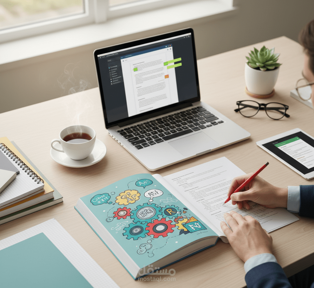 إعداد وتدقيق مادة علمية تعليمية لمنهج اللغة الإنجليزية