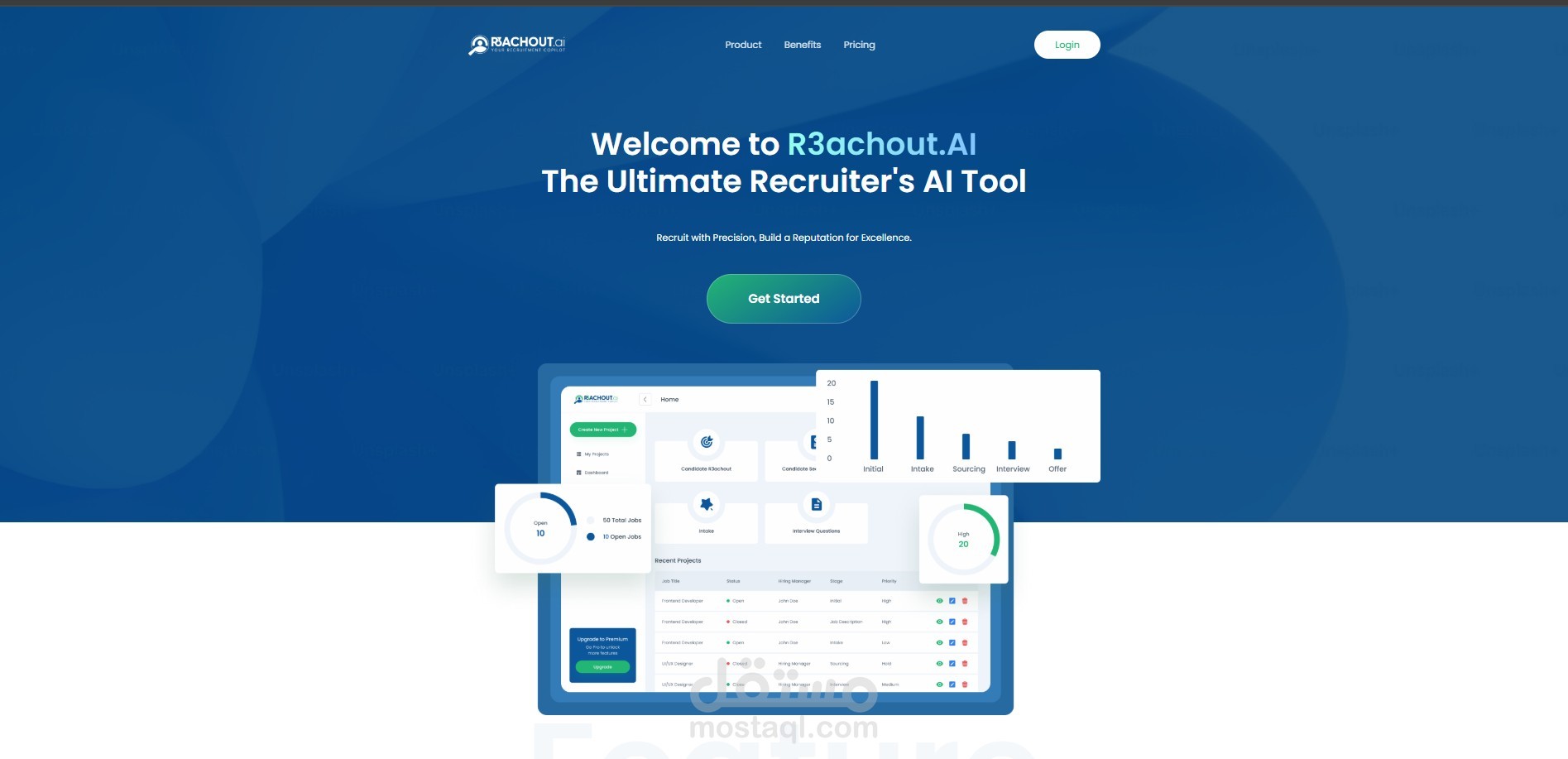 سير عمل التوظيف مدعوم بالذكاء الاصطناعي  ⚙️ R3achout AI-Powered Recruitment Workflow automa