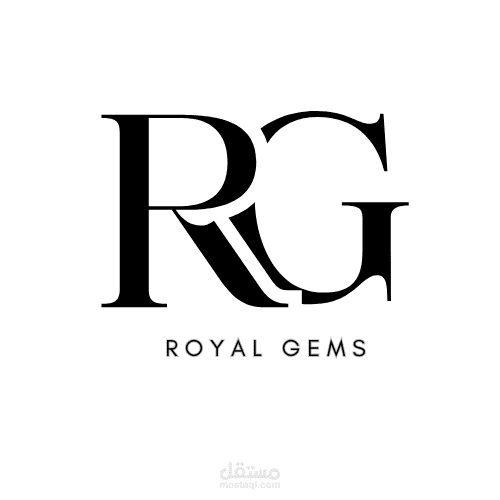تصميم شعار "تايبوجرافي" فاخر - Royal Gems.