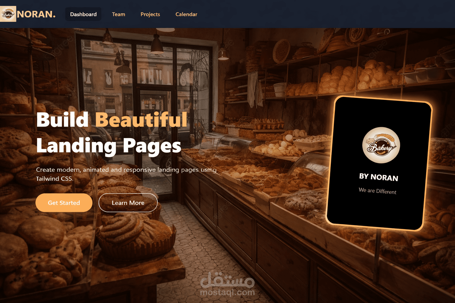 Bakery-website template