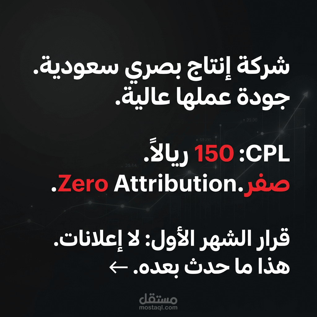 منظومة نمو رقمي لشركة إنتاج بصري سعودية بشكل منتظم