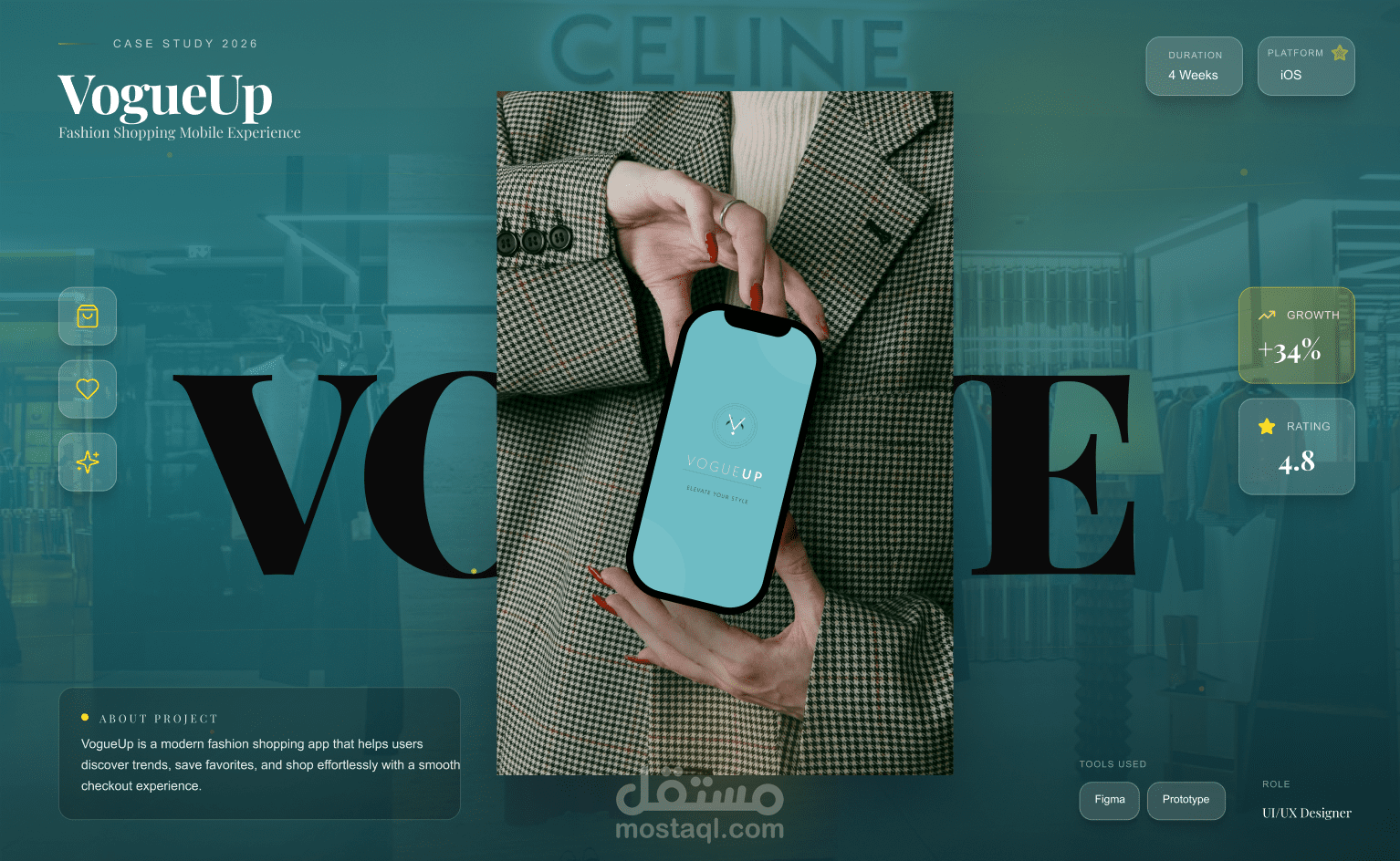 VogueUp App – Personalized Fashion Shopping