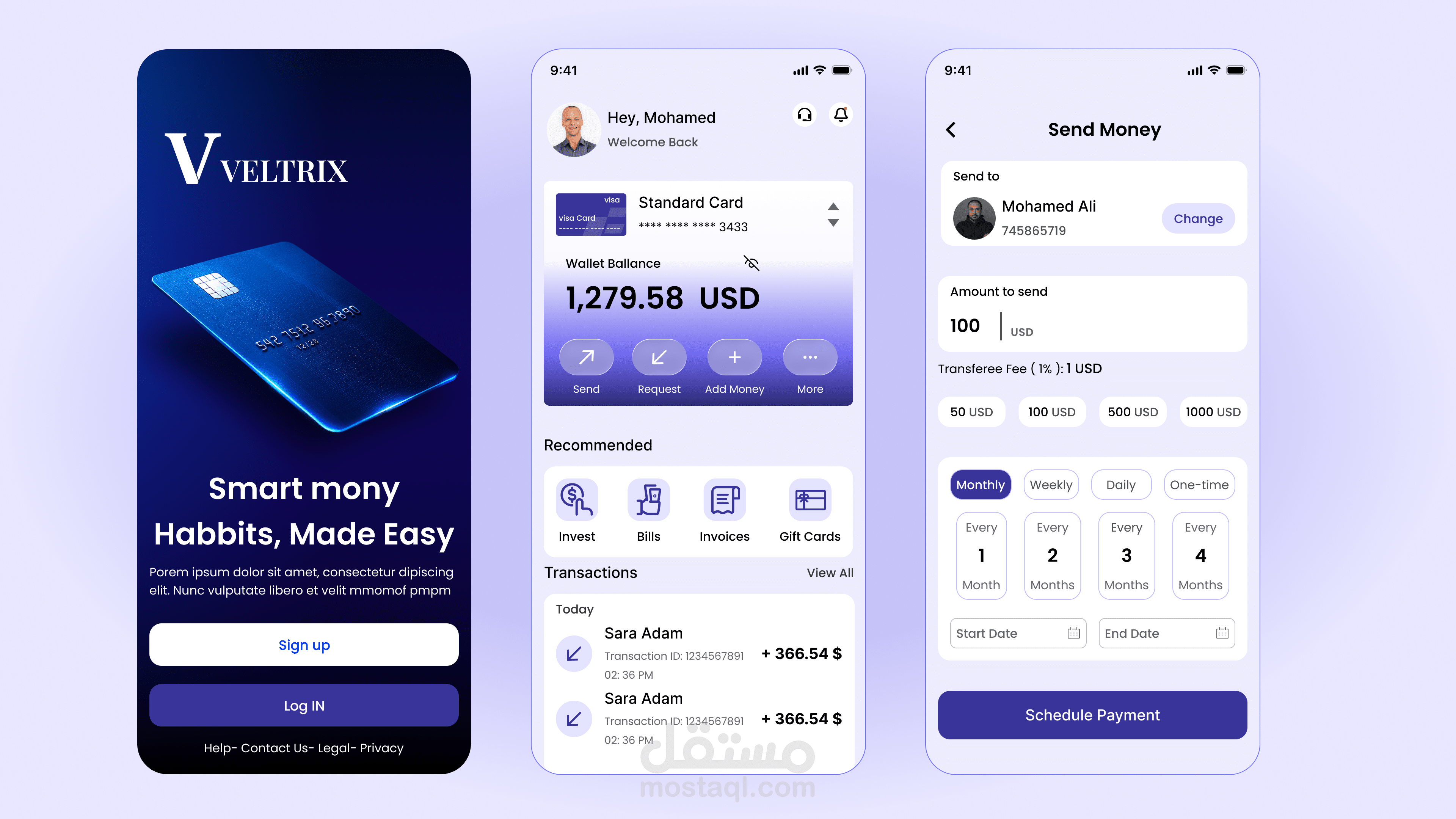 FinTech Mobile App — Financial Management & Digital Payments