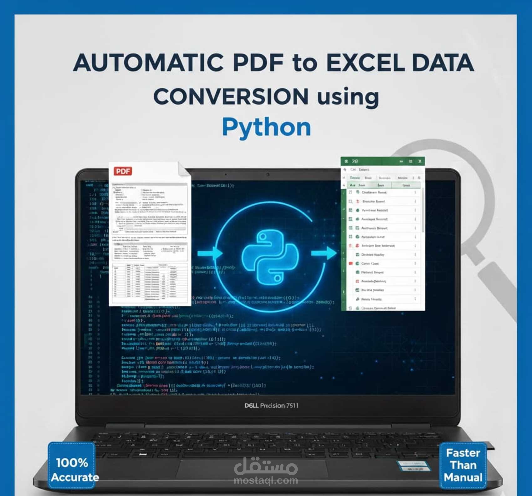 تفريغ ونقل البيانات من الصور وملفات PDF إلى جداول Excel بدقة
