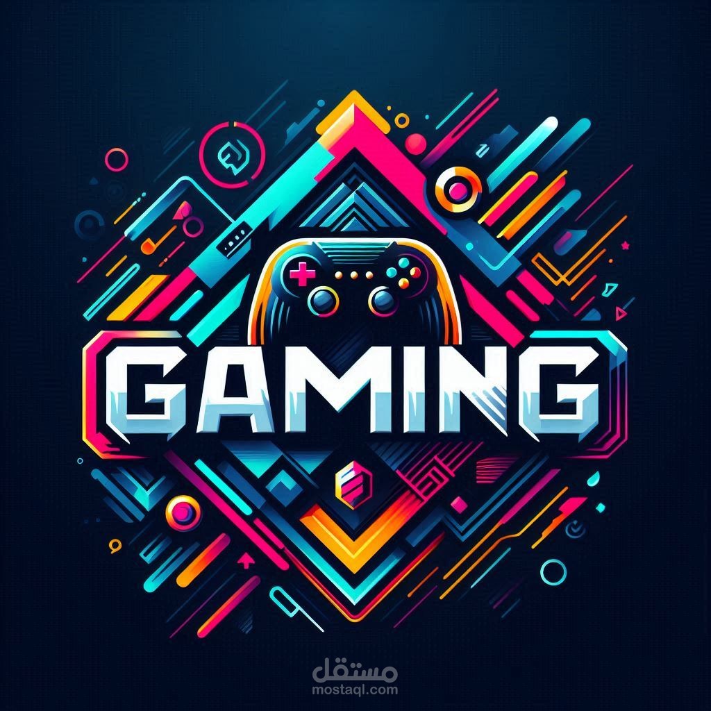 تجريد هندسي وتصميم هوية بصرية