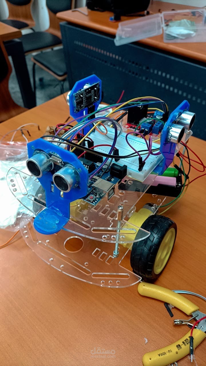 Maze Car Project Programmed with C++,Hardware