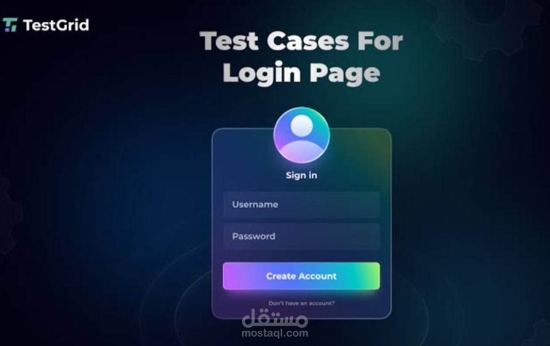 Login system testing