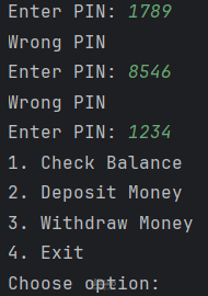 ATM Simulation