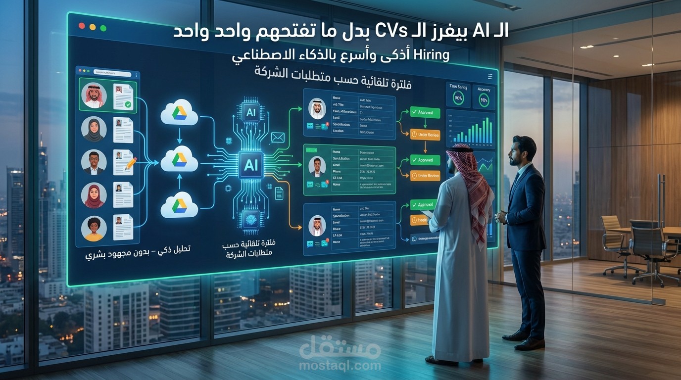 نظام توظيف ذكي يختصر وقت فرز الـ CV بنسبة تصل إلى 95%