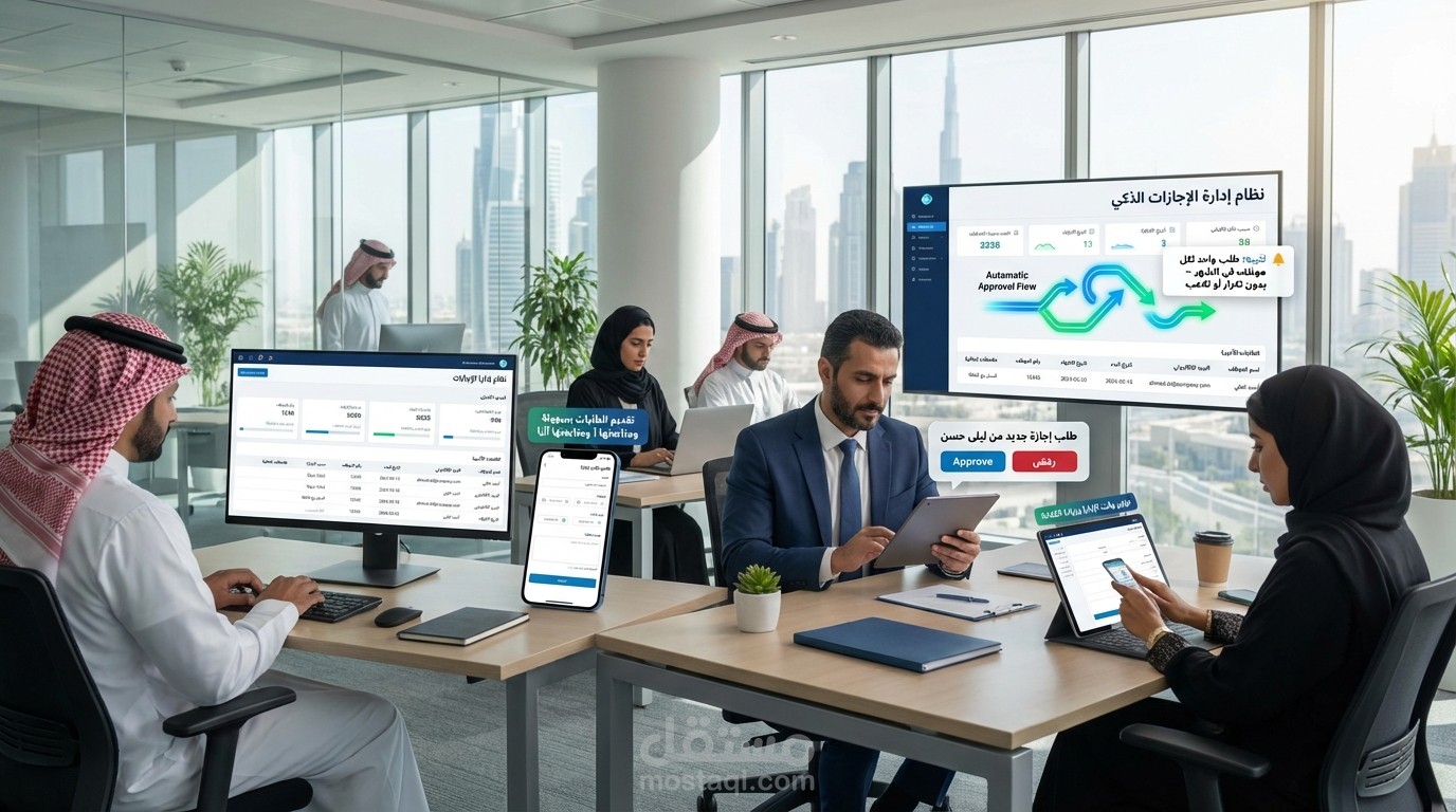 إدارة طلبات الإجازات بضغطة زر – بدون فوضى أو شيتات معقدة