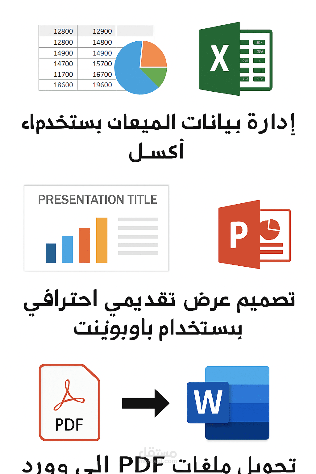 تصميم عرض تقديمي احترافي بوربوينت