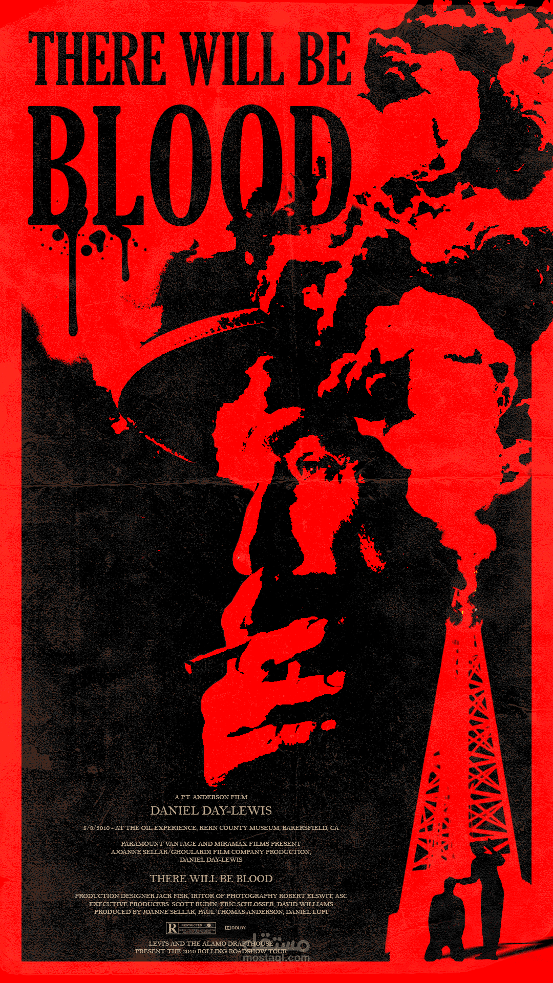 تصميم بوستر فيلم There will be blood
