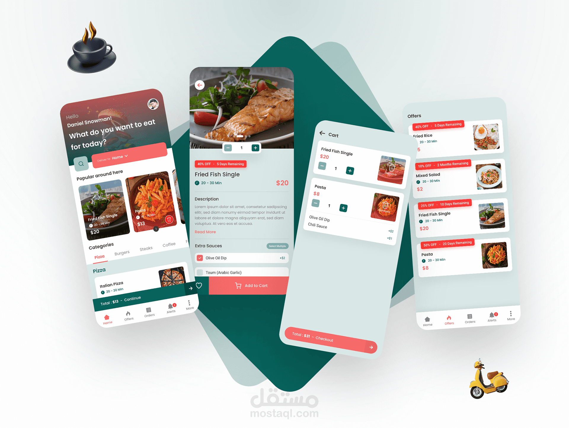 تطبيق للمطاعم