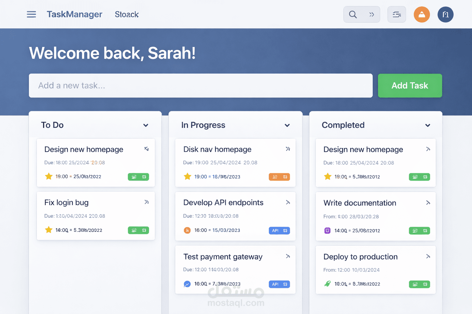 Full-Stack Task Management Web Application