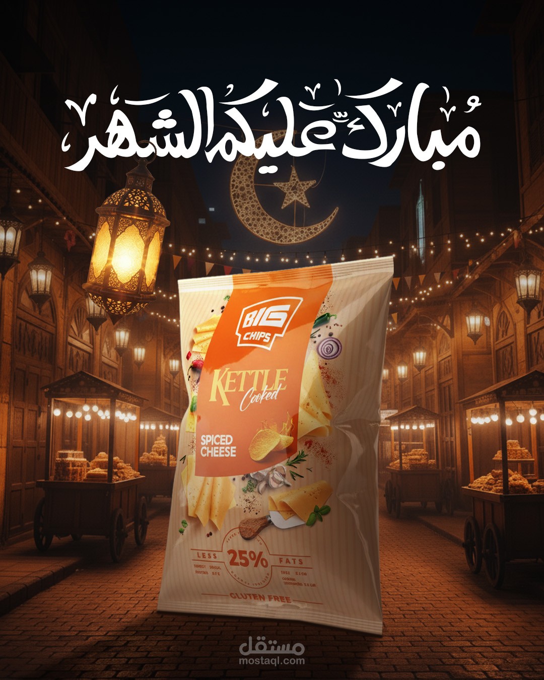 تصميم إعلاني رمضاني