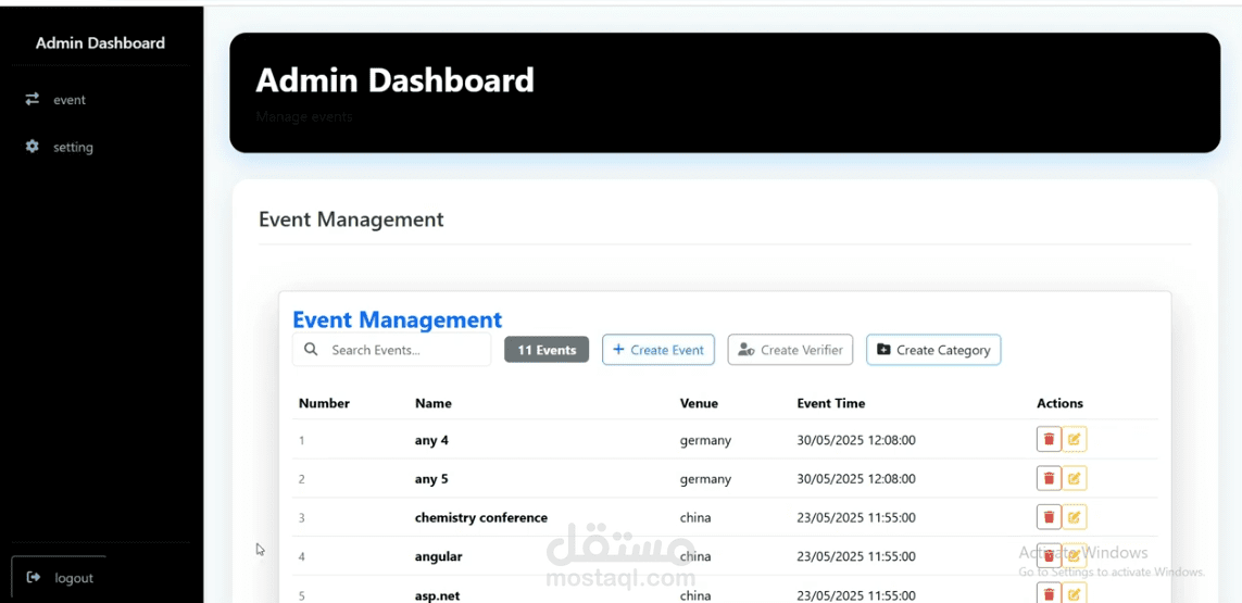 Event Booking System