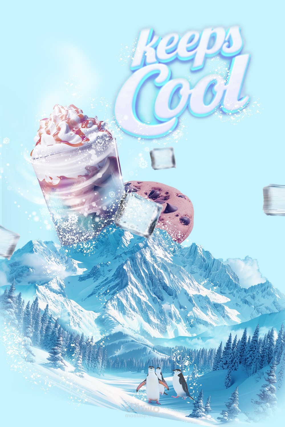 iced coffee poster