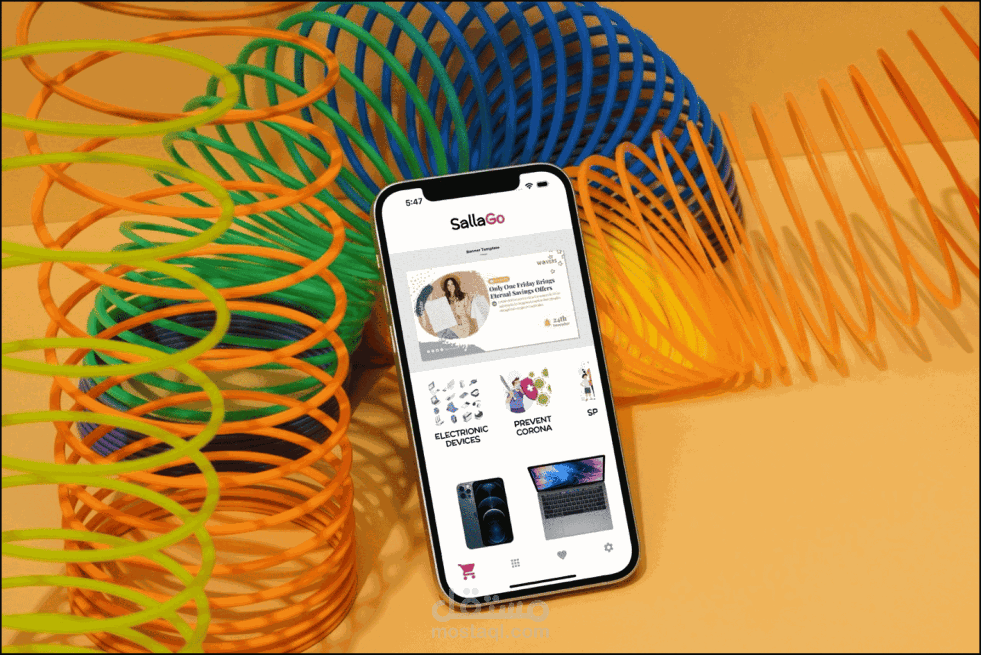 تطبيق تجارة إلكترونية مبني بـ Flutter يوفّر تجربة تسوق متكاملة تشمل تصفح المنتجات، إدارة السلة والطلبات، ونظام مصادقة بواجهة حديثة وسريعة الاستجابة.