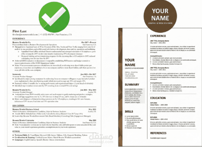 تصميم وكتابة سيرة ذاتية احترافية متوافقة مع أنظمة ATS للقطاعات التقنية والإدارية
