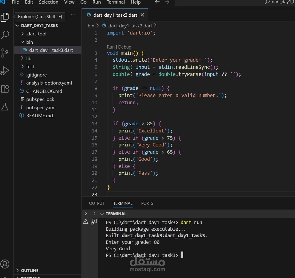Task Manager App – Flutter & Dart