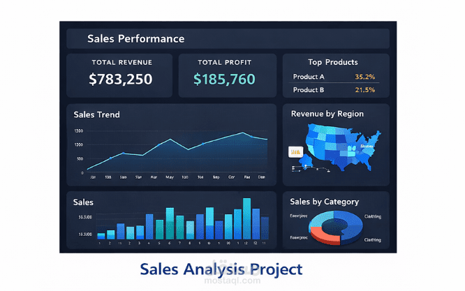 Sales Performance Dashboard (Data Analyst Project)