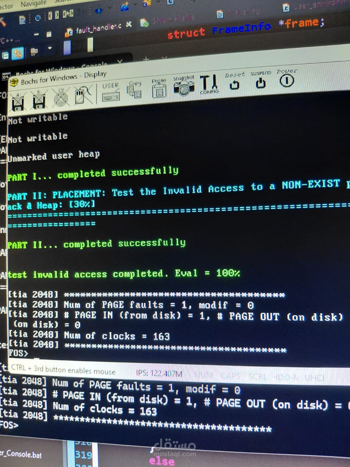 FOS Educational Operating System – Kernel Development