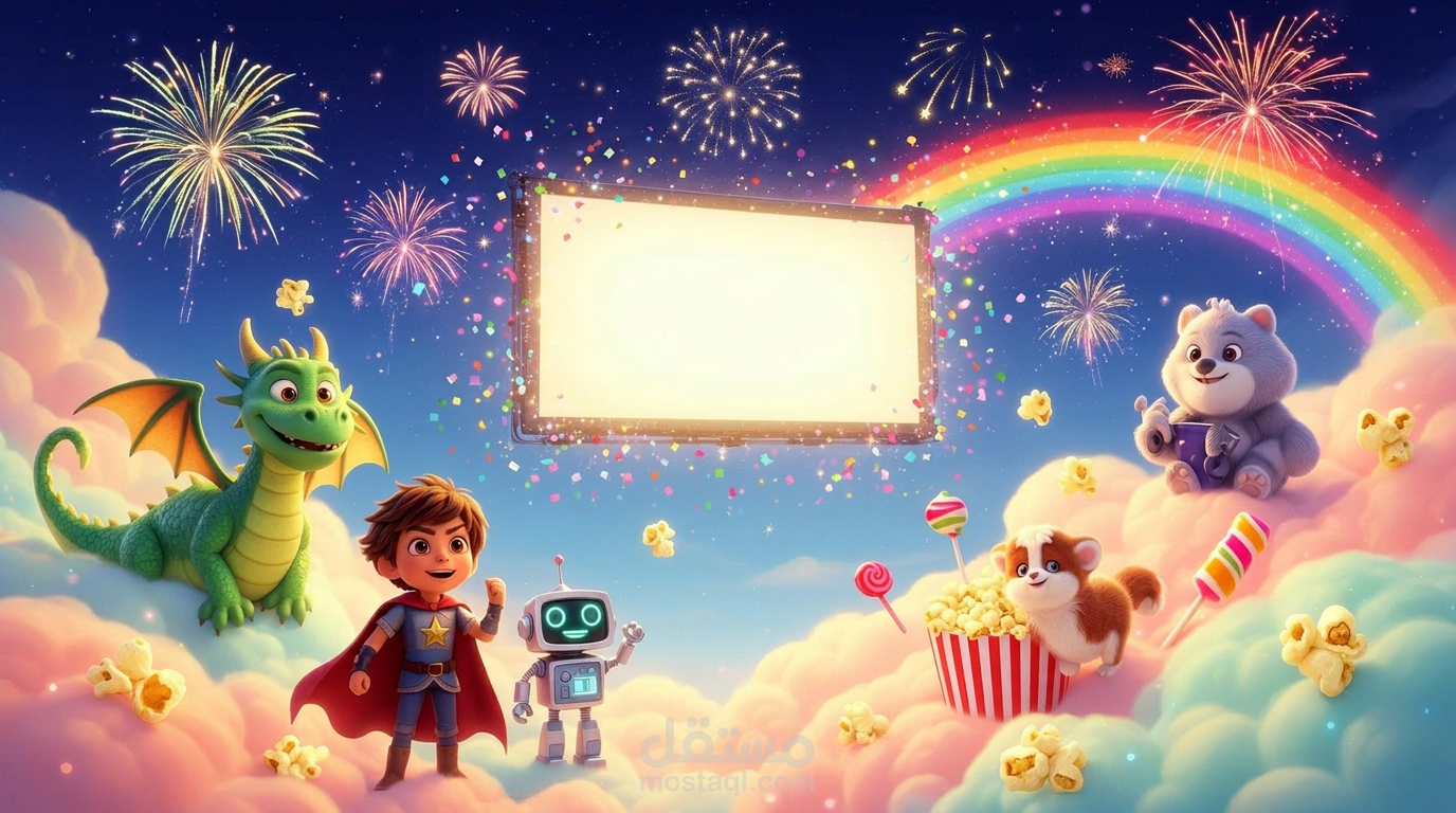 تصميم سايت لأفلام الأطفال