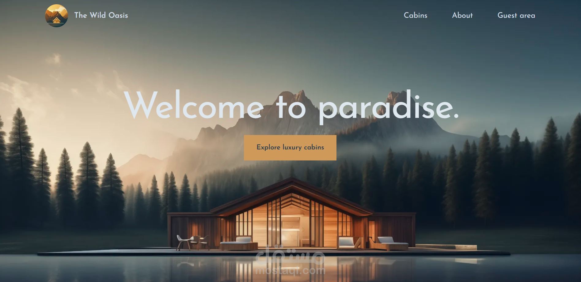 موقع حجز فنادق ومنتجعات سياحية متكامل - The Wild Oasis