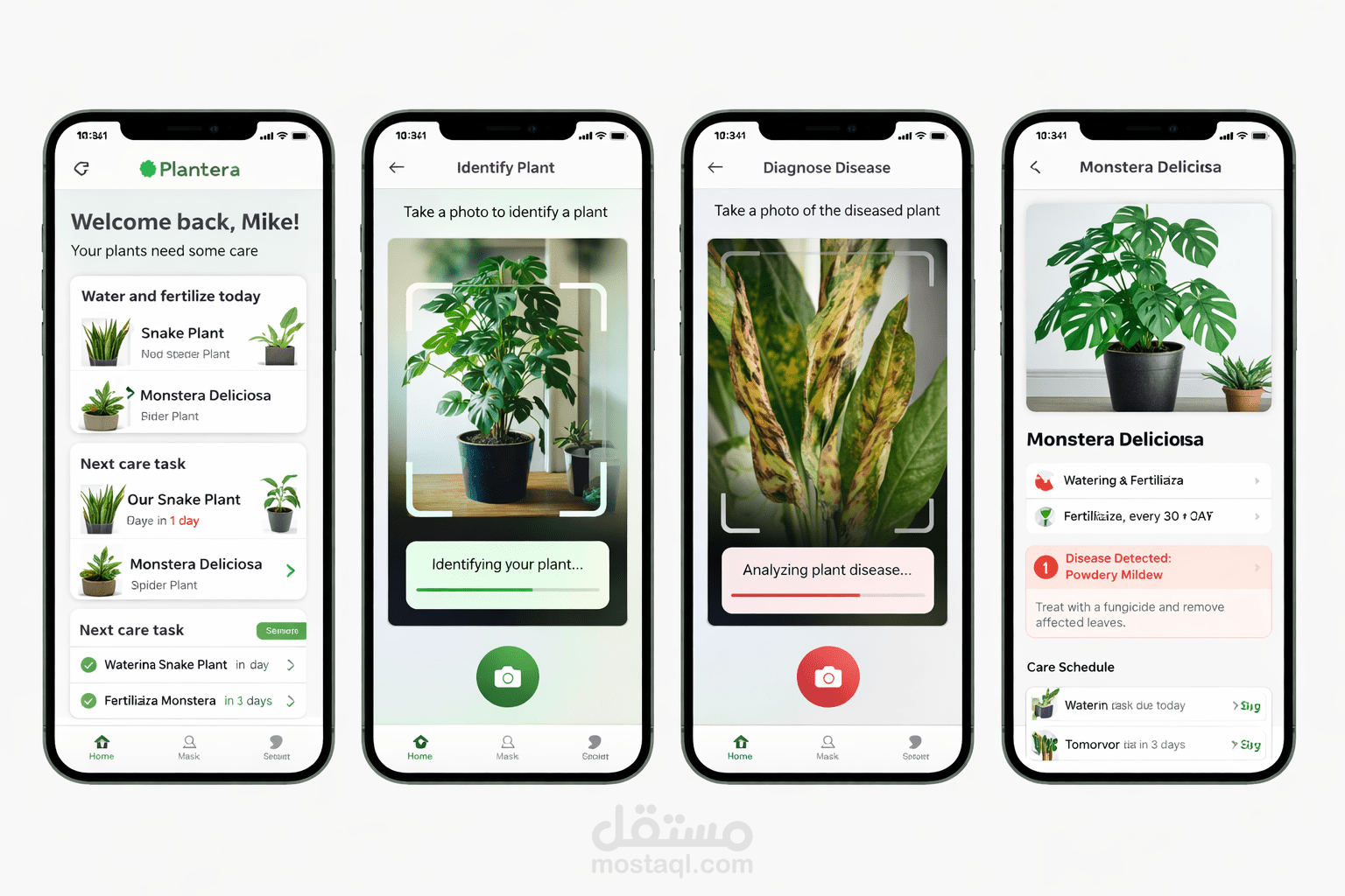 Plantera – تطبيق العناية بالنباتات