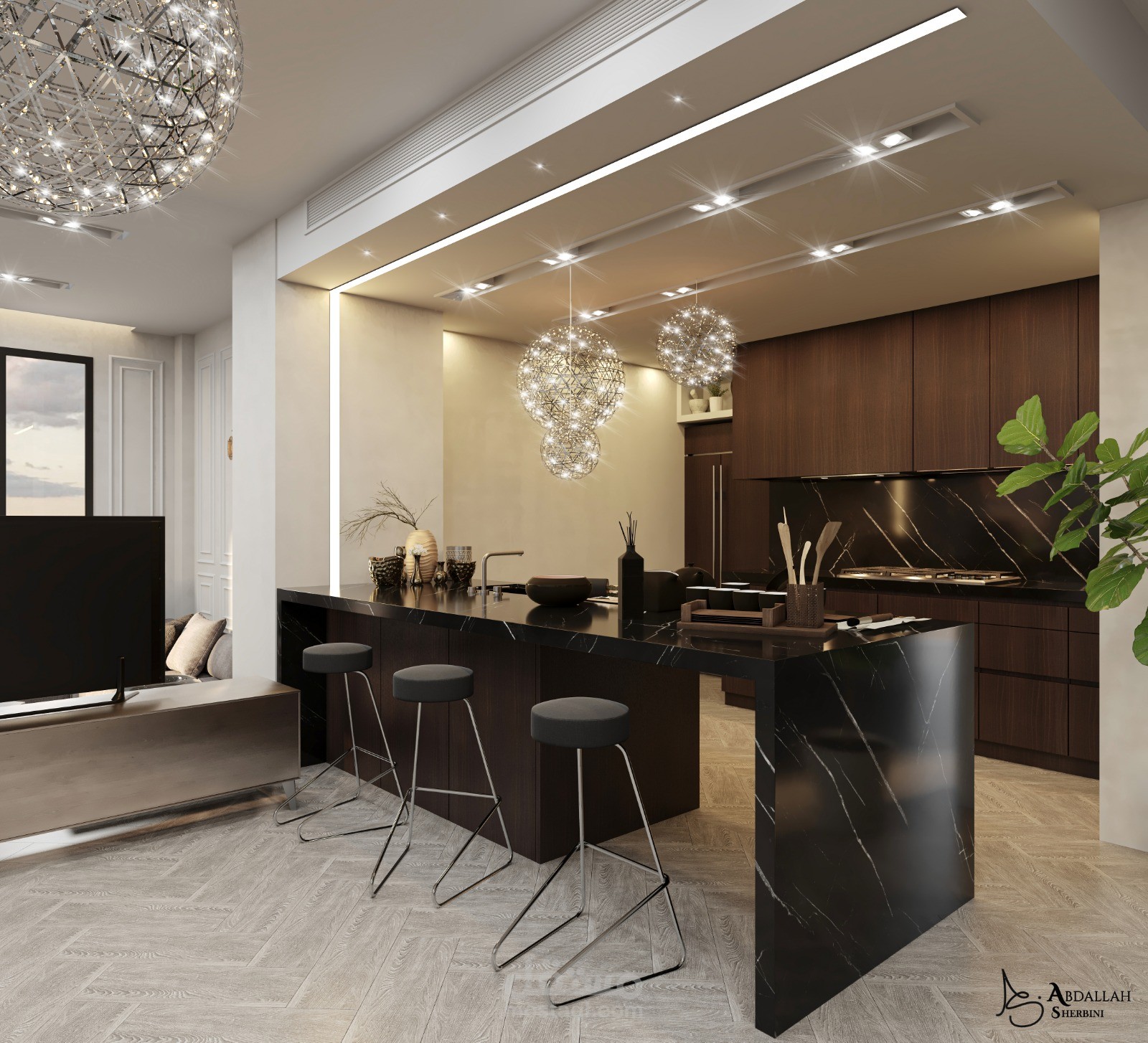 Living & Kitchen - Dinning