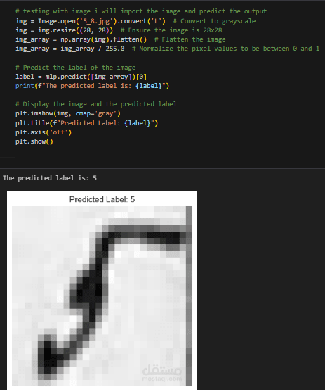 تصنيف الأرقام المكتوبة يدويًا باستخدام الشبكات العصبية الالتفافية (CNN)