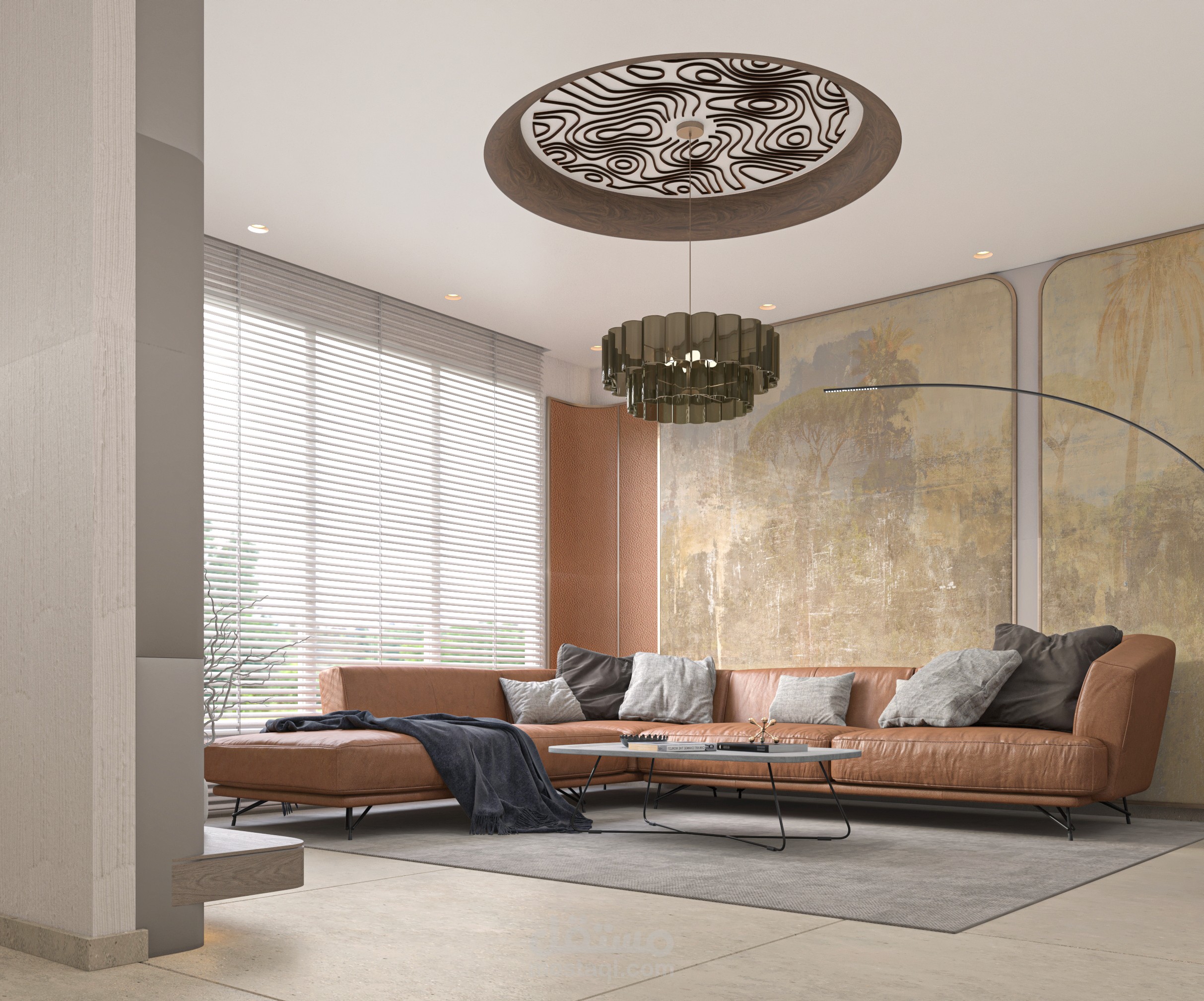 Earth Tone Contemporary Apartment