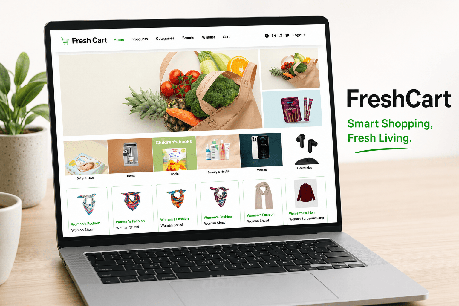 Fresh Cart — E-Commerce Application