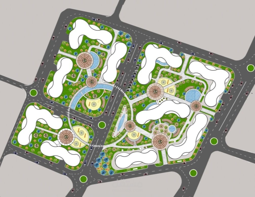 مشروع اسكان للسنة الرابعة من الهندسة المعمارية