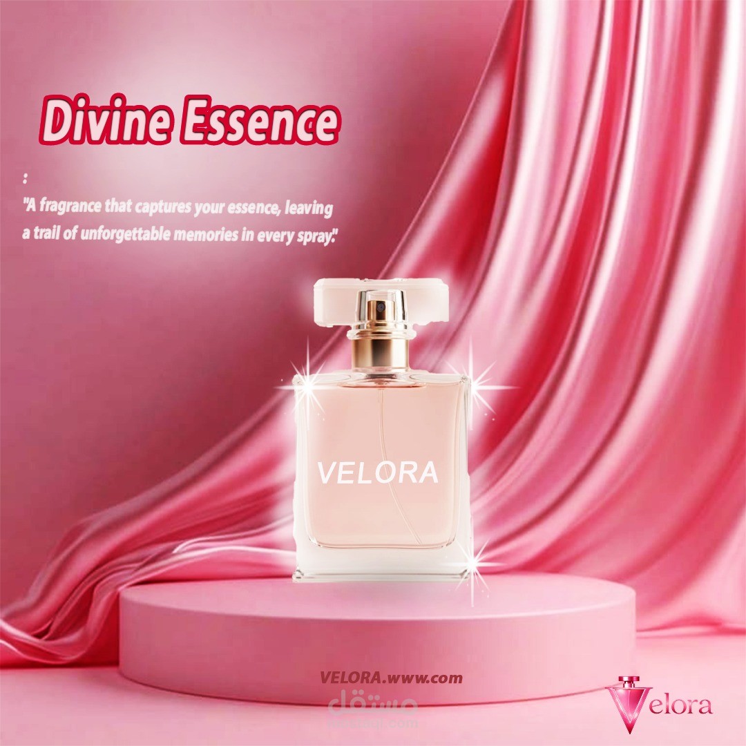 Velora Perfume Brand – Social Media & Mockup Design
