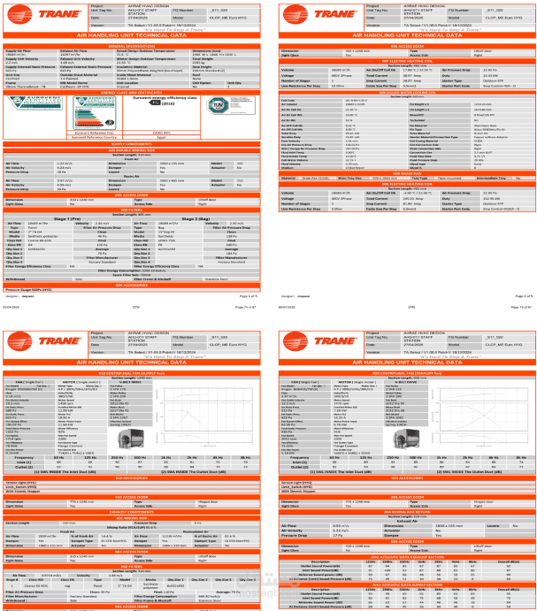 Air handling unit selection