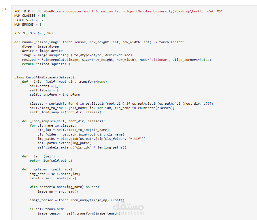 deep learning project