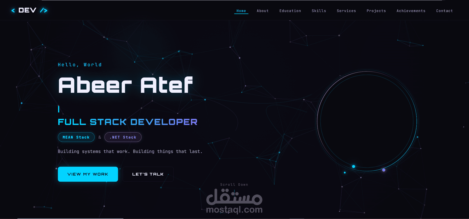 Interactive Portfolio