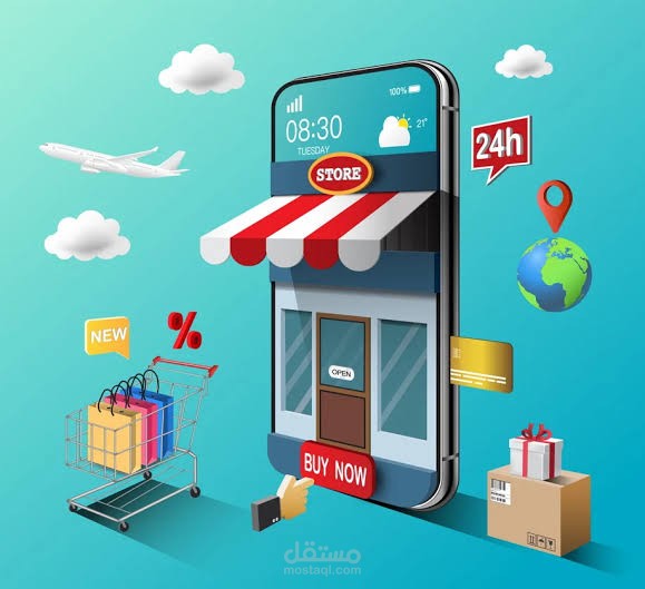 متجر AuraStore - منصة تجارة إلكترونية متكاملة (Full-Stack) بنظام Next.js.